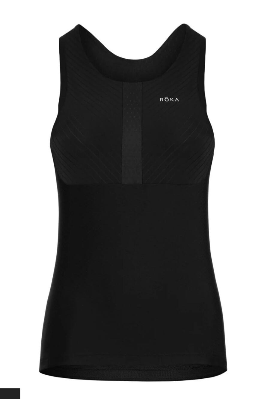 ROKA Gen II Elite Aero Triathlon Tank Top Black Women’s Cycling Carbon Fiber